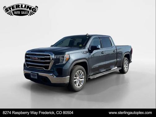 Pacific Blue Metallic 2020 GMC Sierra 1500 SLE