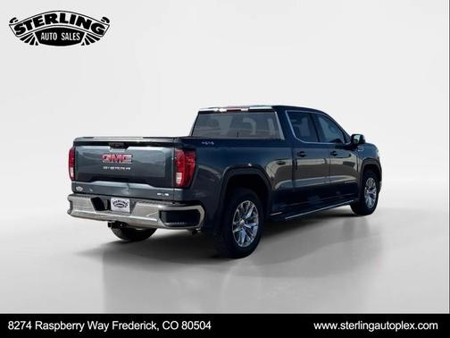 Pacific Blue Metallic 2020 GMC Sierra 1500 SLE