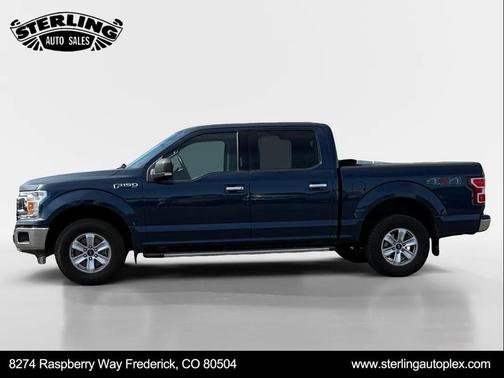 Blue 2020 Ford F-150 XLT