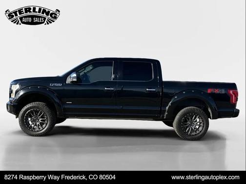 Shadow Black 2017 Ford F-150 Platinum