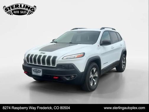 Bright White Clearcoat 2017 Jeep Cherokee Trailhawk