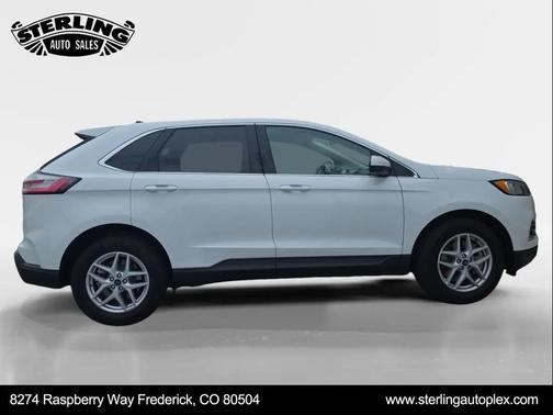 White 2021 Ford Edge SEL