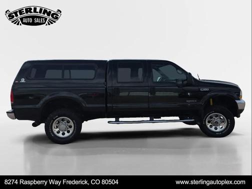 Black Clearcoat 2002 Ford F-350 Lariat