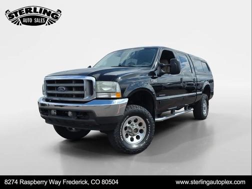 Black Clearcoat 2002 Ford F-350 Lariat