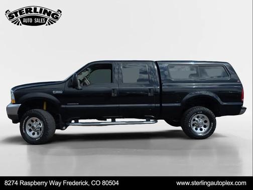 Black Clearcoat 2002 Ford F-350 Lariat