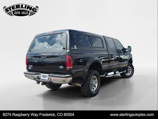 Black Clearcoat 2002 Ford F-350 Lariat