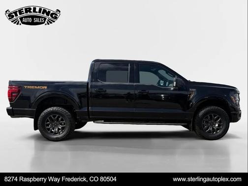 Agate Black Metallic 2024 Ford F-150 Tremor