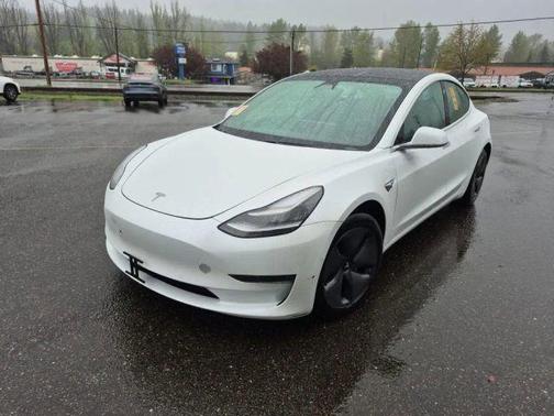 Pearl White Multi-Coat 2019 Tesla Model 3 Long Range