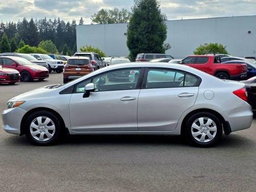Silver 2012 Honda Civic LX