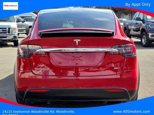 Red Multi-Coat 2017 Tesla Model X 75D