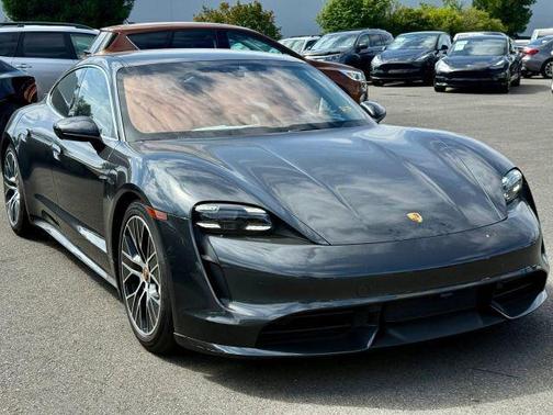 Volcano Grey Metallic 2020 Porsche Taycan Turbo