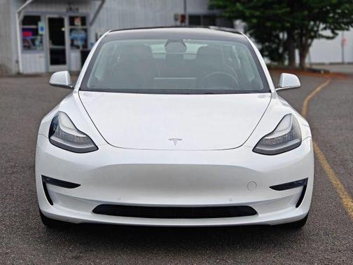 Pearl White Multi-Coat 2019 Tesla Model 3 Long Range
