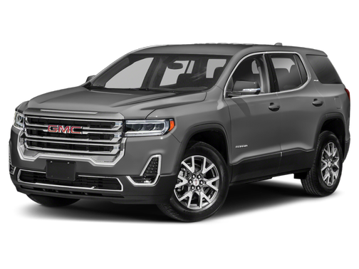 Satin Steel Metallic 2021 GMC Acadia FWD SLE