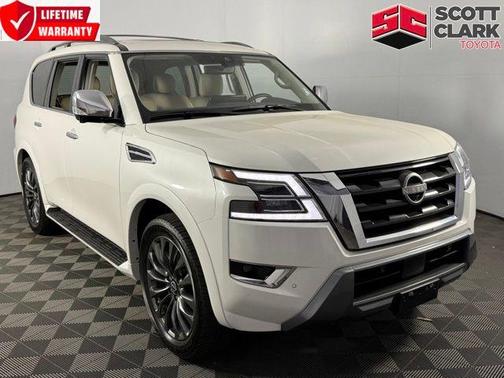 Aspen White 2024 Nissan Armada Platinum 4WD