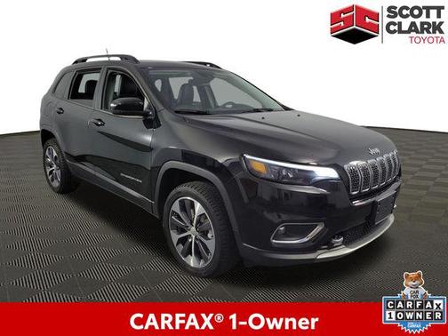 Diamond Black Crystal Pearlcoat 2022 Jeep Cherokee Limited
