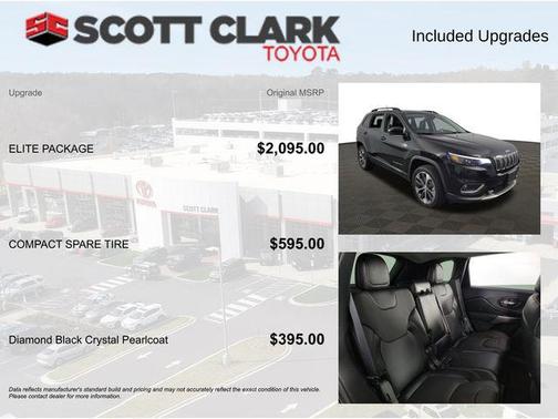 Diamond Black Crystal Pearlcoat 2022 Jeep Cherokee Limited