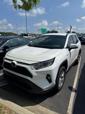 Super White 2021 Toyota RAV4 Hybrid XLE
