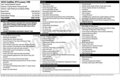 2023 Cadillac XT4 Sport