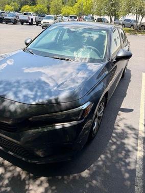 Gray 2022 Honda Civic LX
