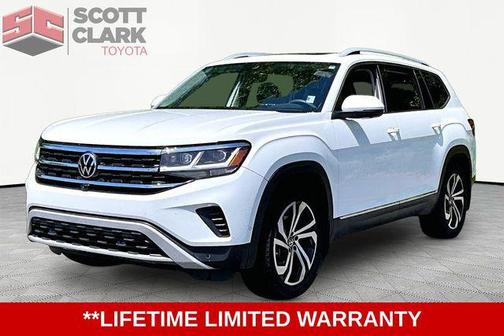 White 2021 Volkswagen Atlas 3.6L SEL Premium
