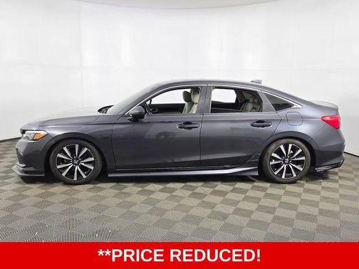 Gray 2024 Honda Civic EX