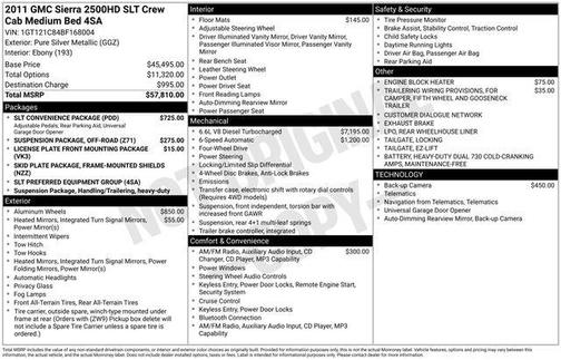 Pure Silver Metallic 2011 GMC Sierra 2500 SLT