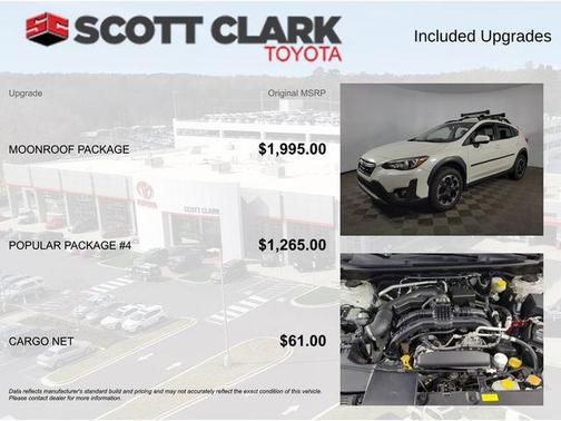 Crystal White Pearl 2021 Subaru Crosstrek Premium