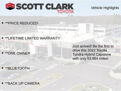 2022 Toyota Tundra Hybrid Capstone