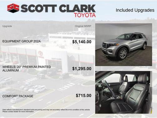 Silver Metallic 2020 Ford Explorer XLT