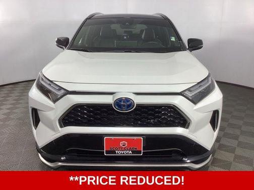 Wind Chill Pearl/Midnight Black Metallic 2023 Toyota RAV4 Prime XSE