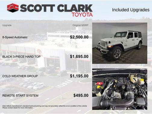 Bright White Clearcoat 2022 Jeep Wrangler Unlimited Sahara