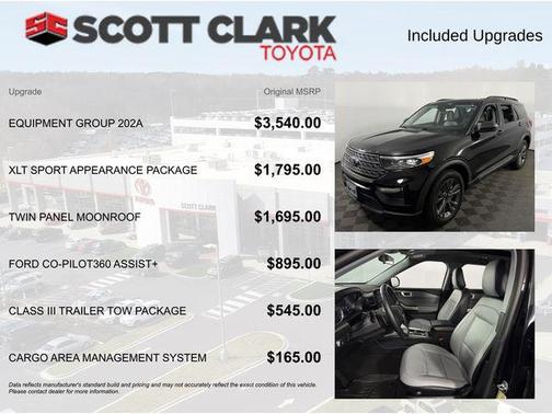 Agate Black Metallic 2021 Ford Explorer XLT