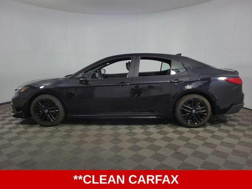 Midnight Black Metallic 2025 Toyota Camry SE