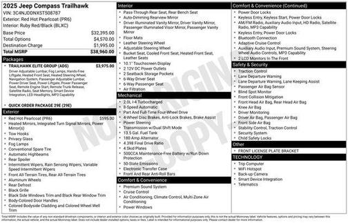 2025 Jeep Compass Trailhawk