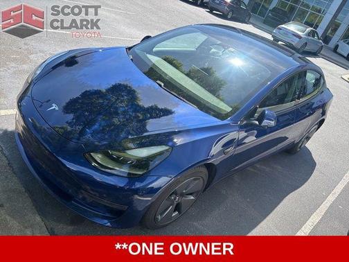 Deep Blue Metallic 2021 Tesla Model 3 Standard Range Plus