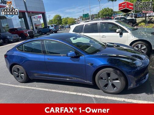Deep Blue Metallic 2021 Tesla Model 3 Standard Range Plus