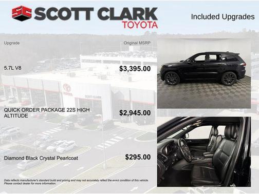 Diamond Black Crystal Pearlcoat 2021 Jeep Grand Cherokee High Altitude
