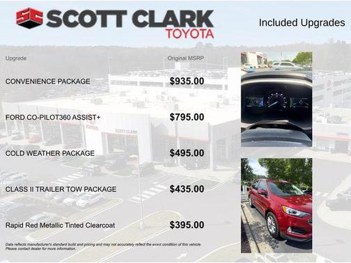 Rapid Red Metallic Tinted Clearcoat 2020 Ford Edge SEL