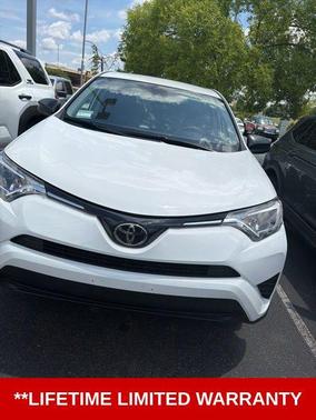 Super White 2017 Toyota RAV4 LE