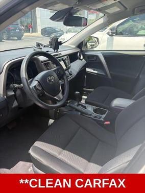 Super White 2017 Toyota RAV4 LE