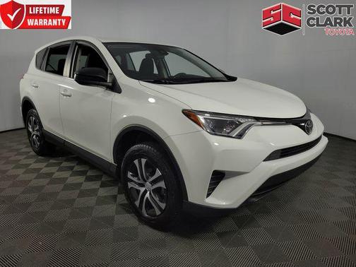 Super White 2017 Toyota RAV4 LE