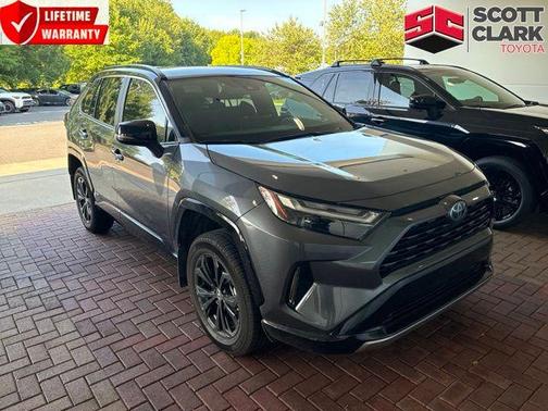 Magnetic Gray Metallic/Midnight Black Metallic 2024 Toyota RAV4 Hybrid SE