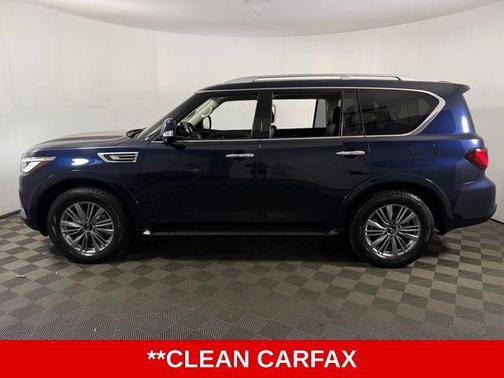Hermosa Blue 2024 INFINITI QX80 Luxe