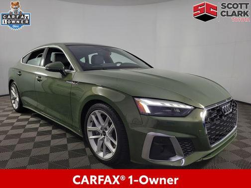 District Green Metallic 2024 Audi A5 Sportback 45 S Line Premium Plus