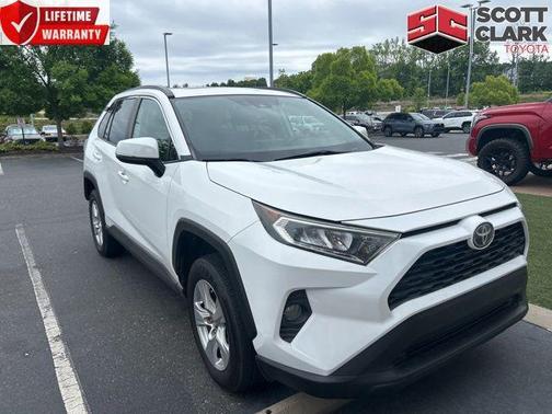 Super White 2019 Toyota RAV4 XLE