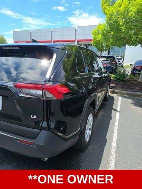 Midnight Black Metallic 2025 Toyota RAV4 LE