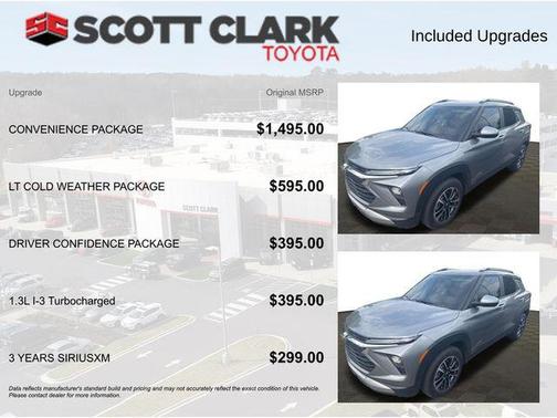 Sterling Gray Metallic 2025 Chevrolet Trailblazer LT