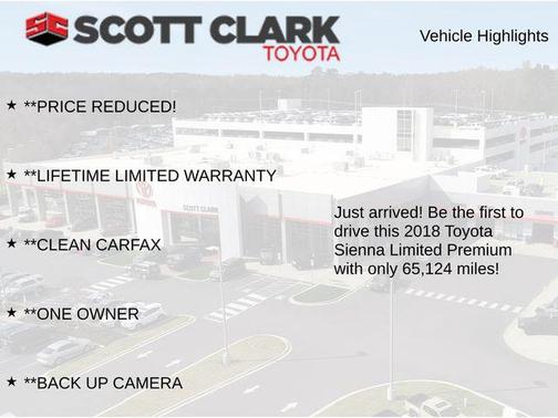 2018 Toyota Sienna Limited Premium