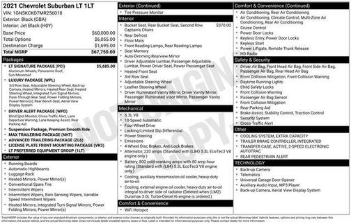 2021 Chevrolet Suburban LT