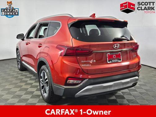 Lava Orange 2019 Hyundai SANTA FE Limited 2.0T
